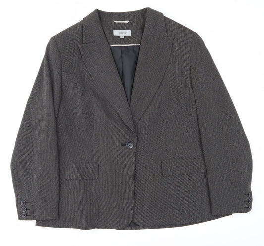 Marks and Spencer Women's Black Blazer Size 18