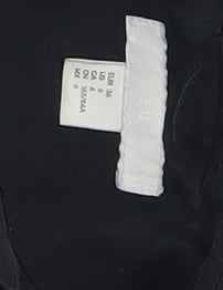 Womens UK Size 6 H&M Black Trench Coat Coat
