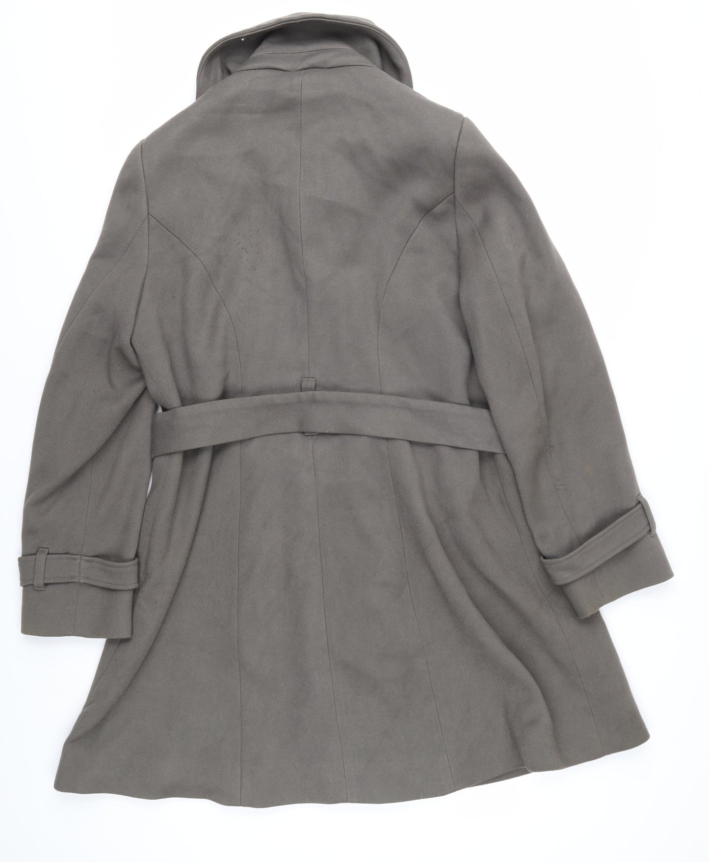 Marks and Spencer Women's Khaki Trench Coat Size 14