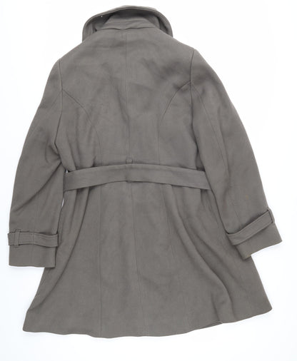 Marks and Spencer Women's Khaki Trench Coat Size 14