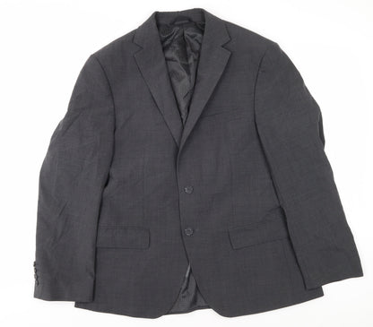 Mens UK Size 40 Marks and Spencer Regular Grey Suit Jacket