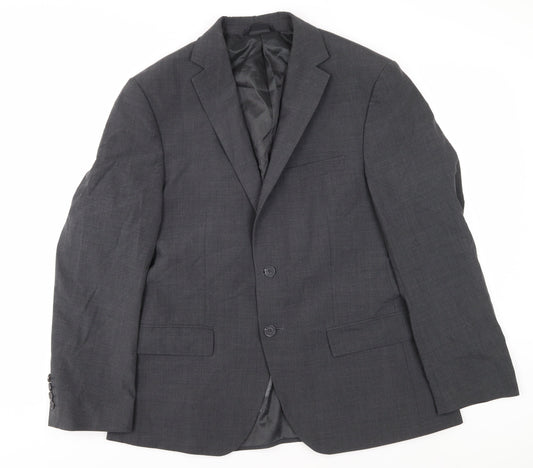 Mens UK Size 40 Marks and Spencer Regular Grey Suit Jacket