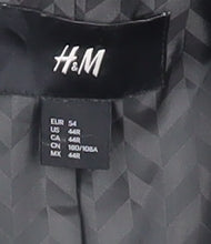 Mens UK Size 44 H&M Regular Black Suit Jacket