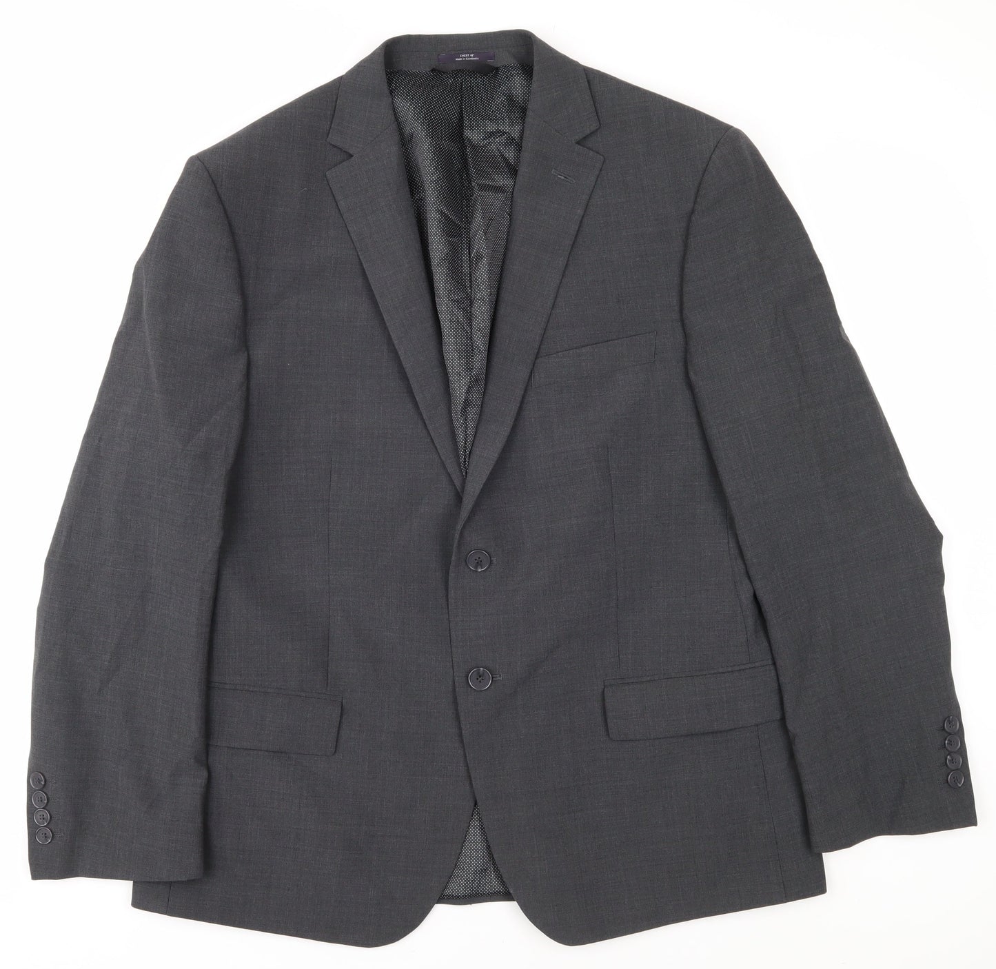 Mens UK Size 42 Marks and Spencer Regular Grey Suit Jacket