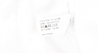 John Richmond Women’s White Pinstripe Suit Jacket Size 12