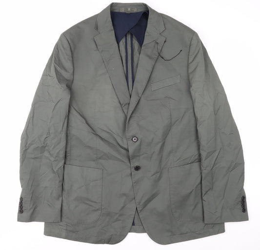 Mens UK Size 46 Marks and Spencer Regular Green Suit Jacket