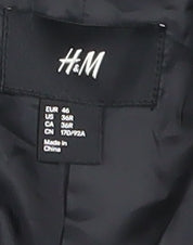 Mens UK Size 36 H&M Regular Black Suit Jacket