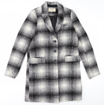 Womens UK Size XS Zara Grey Overcoat