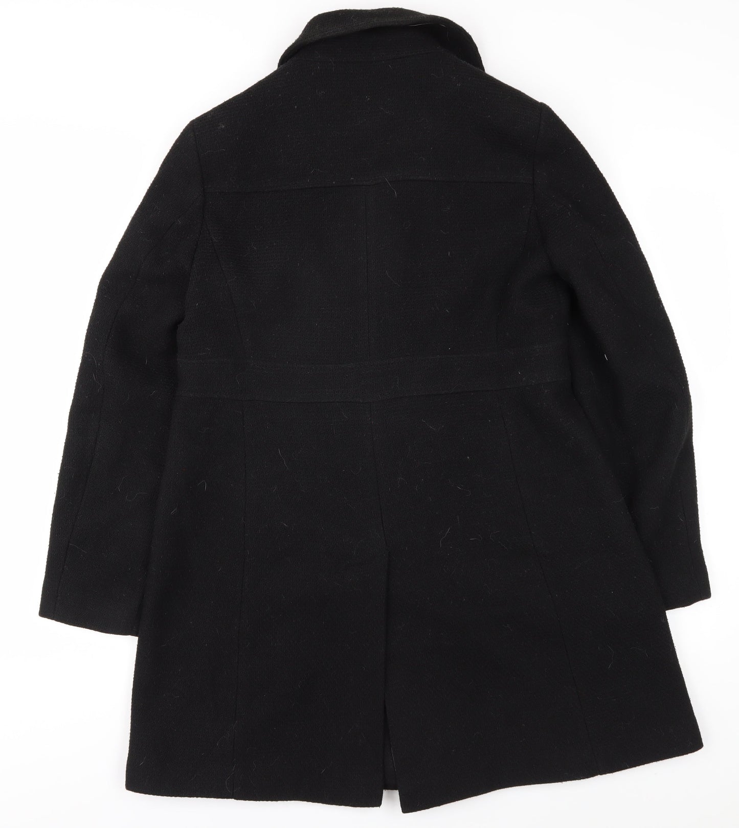 Womens UK Size 12 NEXT Black Overcoat