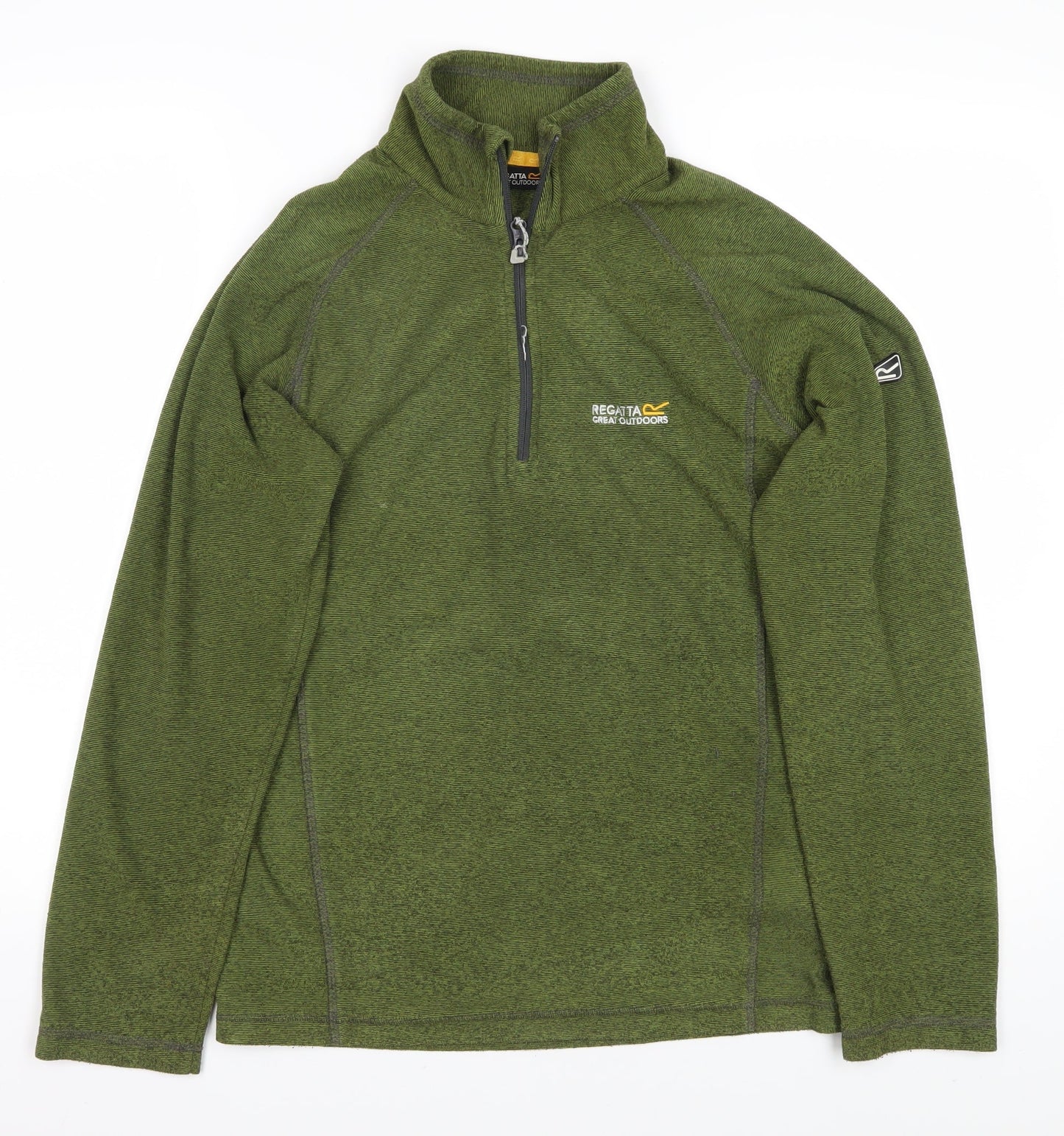 Regatta Men's Green Long Sleeve Pullover Size S