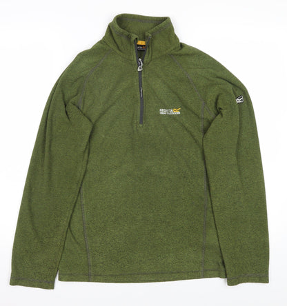 Regatta Men's Green Long Sleeve Pullover Size S