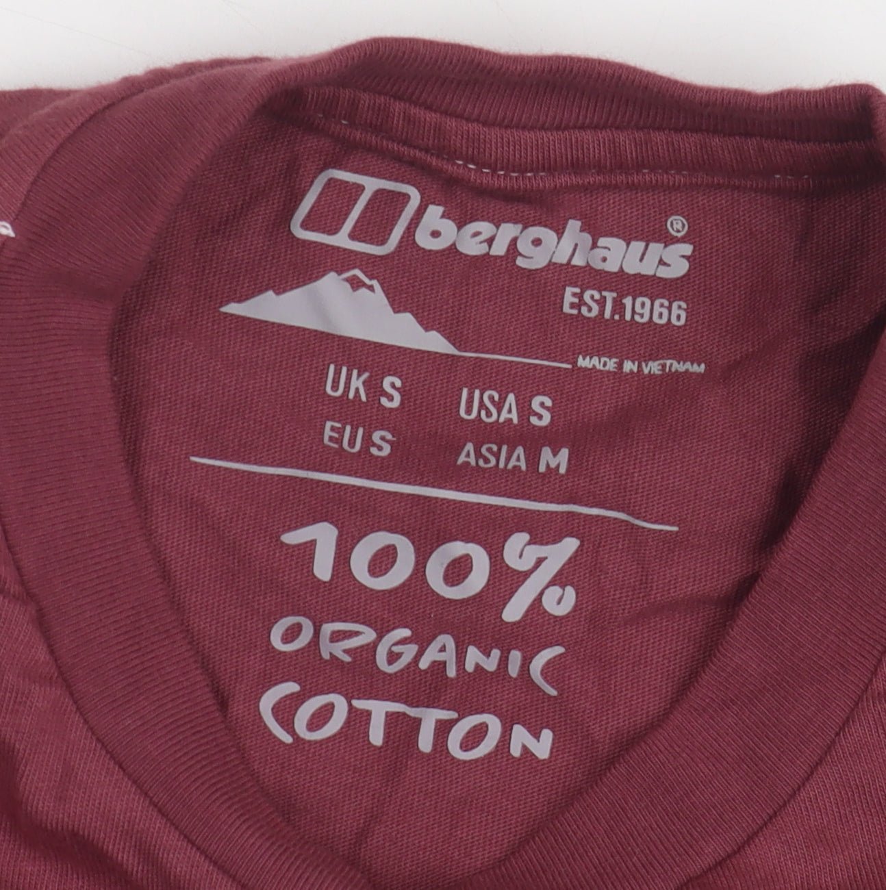 Mens UK Size S Berghaus Red  T-Shirt
