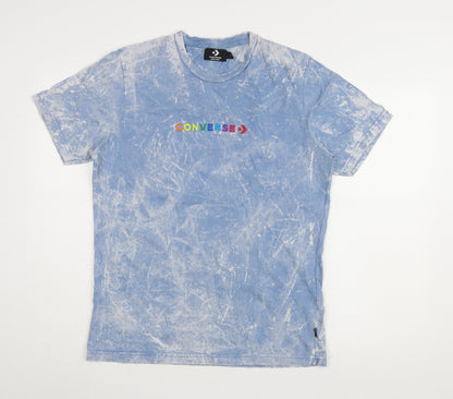 Mens UK Size M Converse Blue  T-Shirt