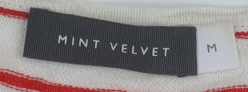 Womens UK Size M Mint Velvet Multicoloured Basic T-Shirt