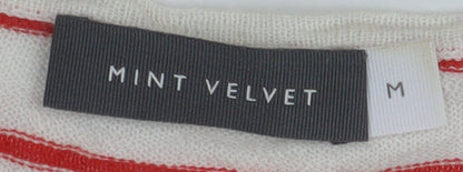 Womens UK Size M Mint Velvet Multicoloured Basic T-Shirt