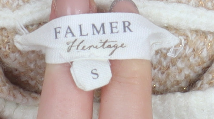 Falmer Heritage Women's Beige Animal Print Hoodie, Size S