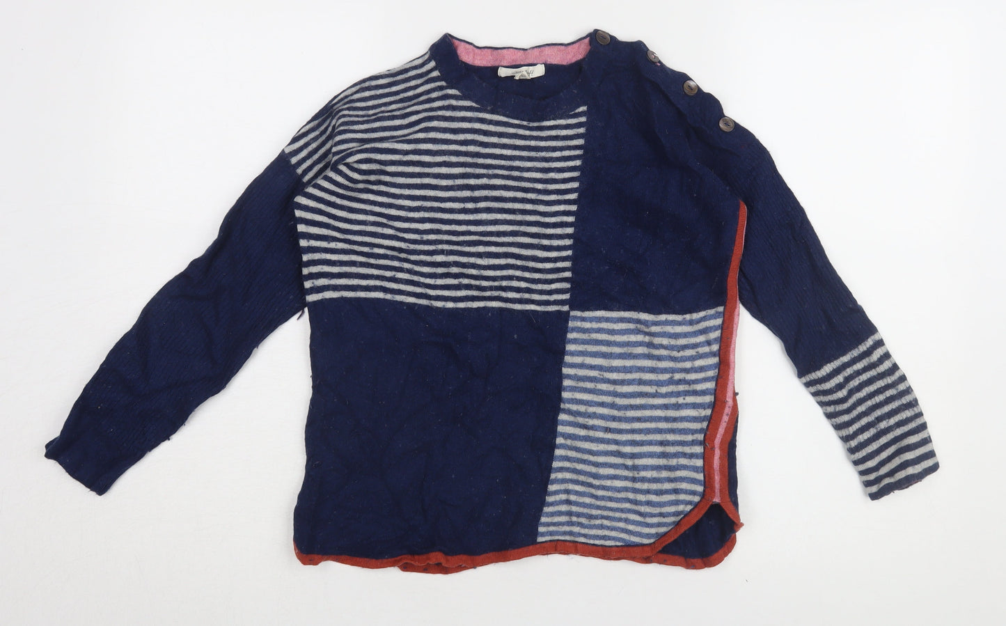 Womens UK Size 8 White Stuff Blue Pullover Jumper