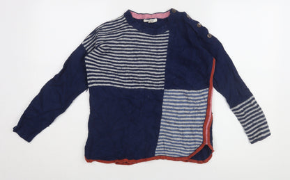 Womens UK Size 8 White Stuff Blue Pullover Jumper