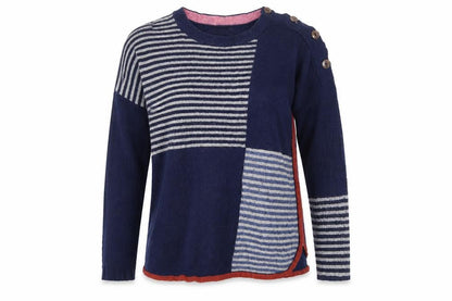 Womens UK Size 8 White Stuff Blue Pullover Jumper