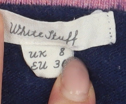 Womens UK Size 8 White Stuff Blue Pullover Jumper