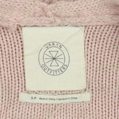 Womens UK Size S Urban Outfitters Pink Cardigan Jumper