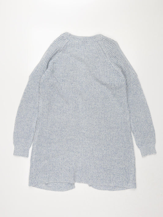 Womens UK Size 14 Brave Soul Blue Cardigan Jumper