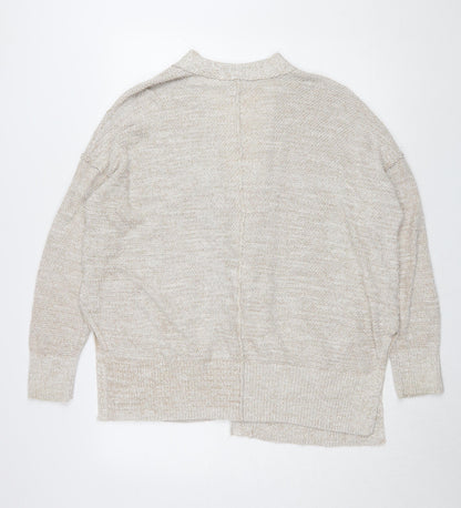 Womens UK Size M VILA Beige Cardigan Jumper