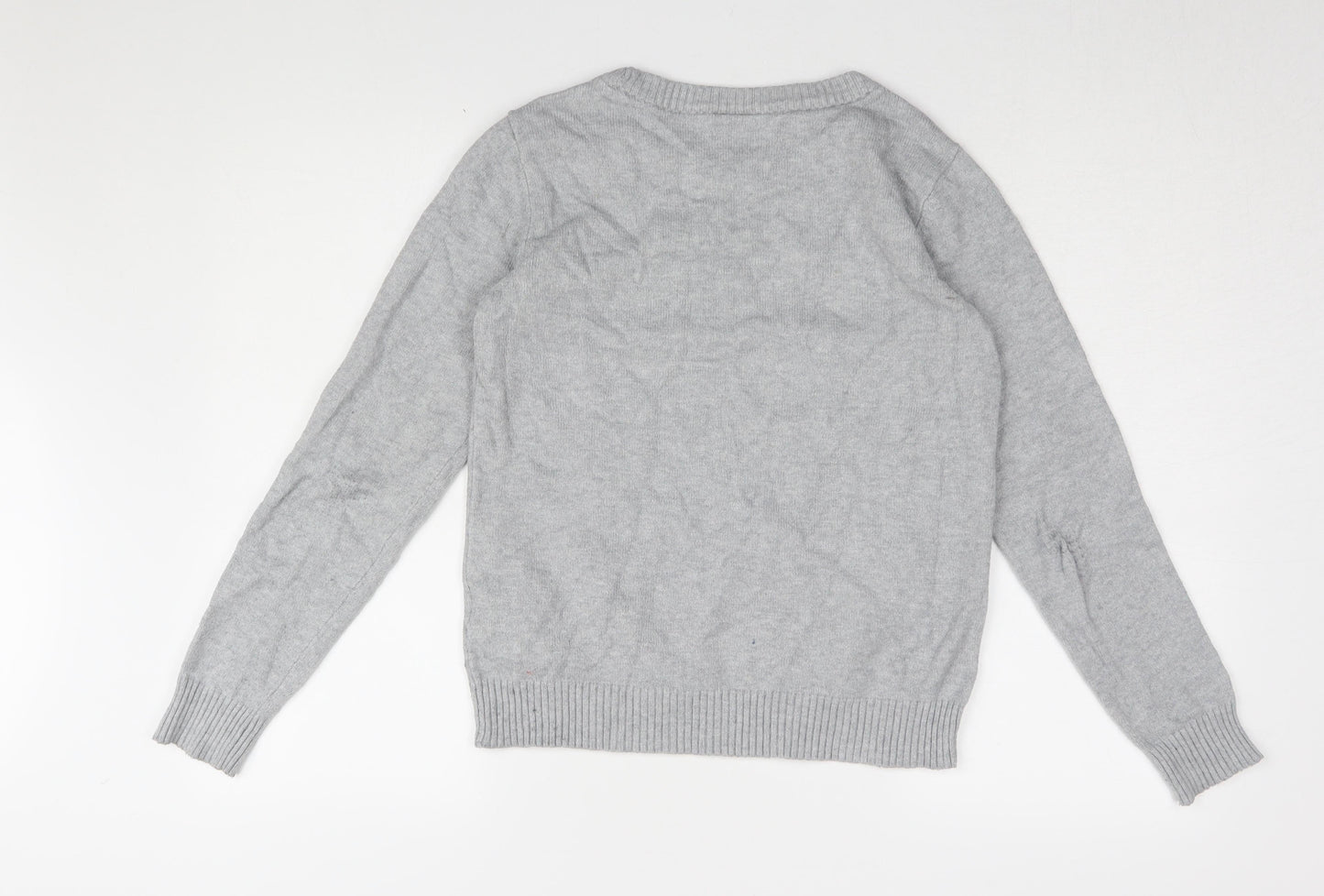 Womens UK Size S VILA Grey Pullover Jumper