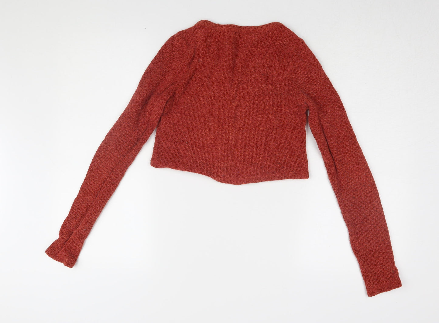 Womens UK Size XS Hollister Red Cardigan Jumper