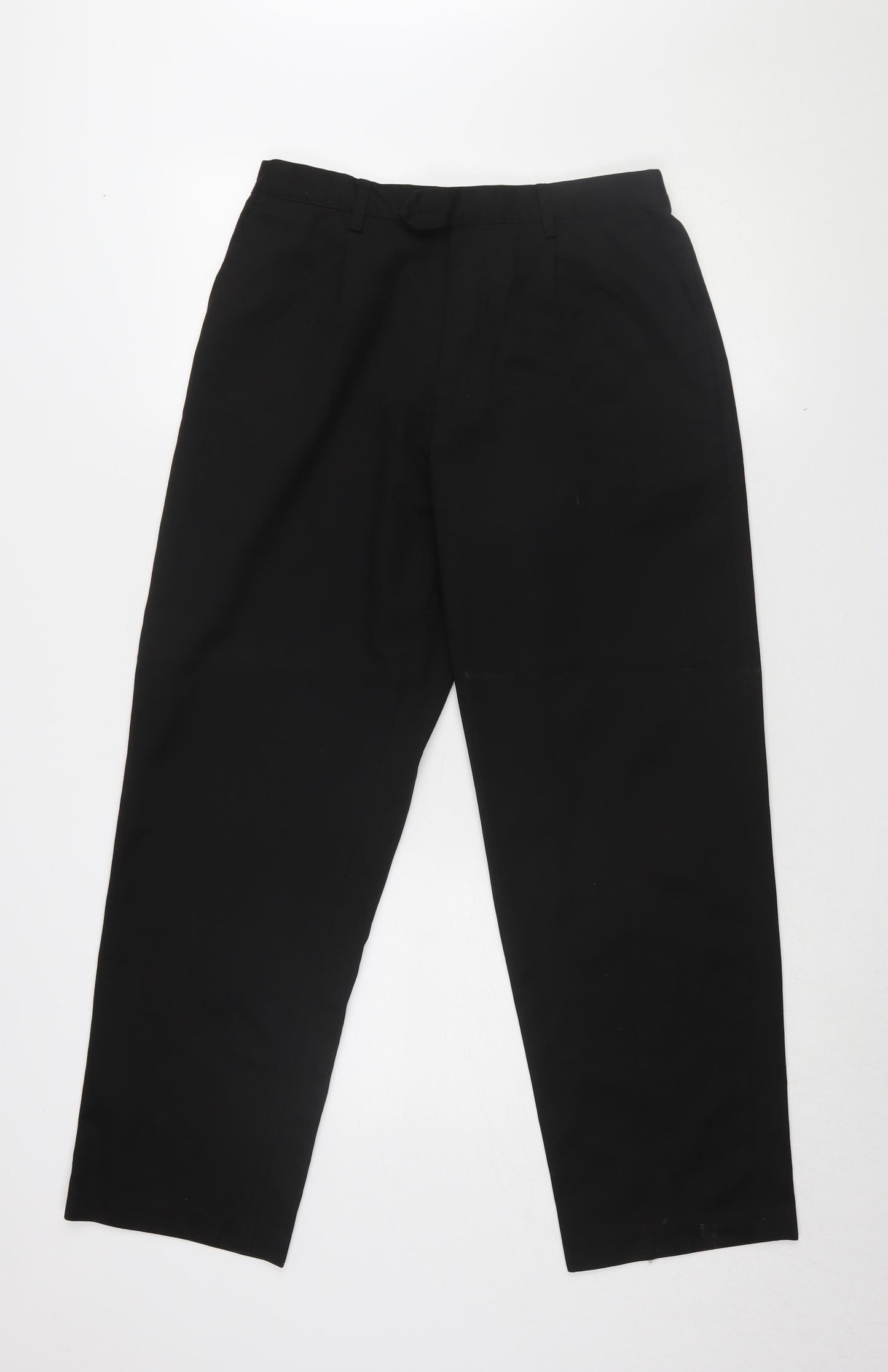 Banner Men's Black Dress Pants, Size 34, Workwear