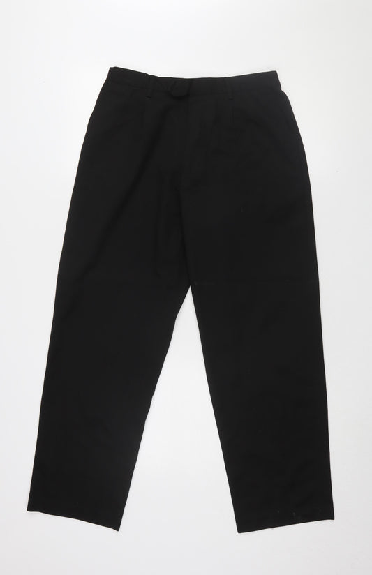 Banner Men's Black Dress Pants, Size 34, Workwear