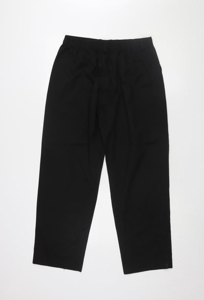 Banner Men's Black Dress Pants, Size 34, Workwear