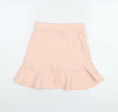 PrettyLittleThing Women's Pink Flare Skirt Size 6