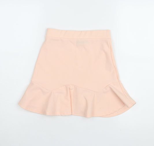 PrettyLittleThing Women's Pink Flare Skirt Size 6