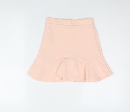 PrettyLittleThing Women's Pink Flare Skirt Size 6