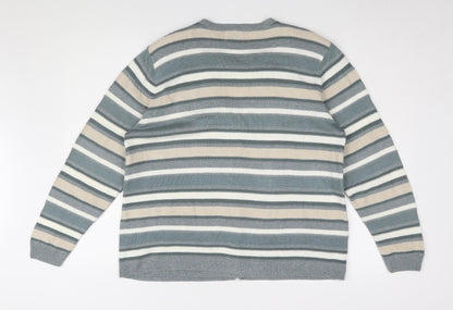 Womens UK Size M Alfred Dunner Multicoloured Cardigan Jumper