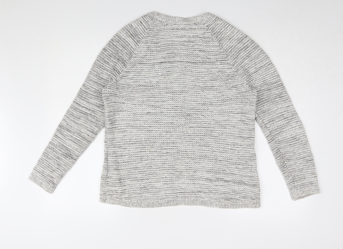 Womens UK Size 12 John Lewis Grey Pullover Jumper