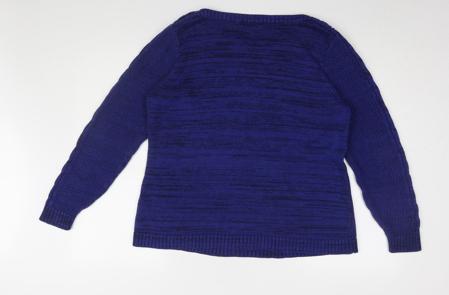 Womens UK Size M Bm Collection Blue Pullover Jumper
