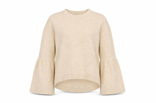 Womens UK Size S Micha Lounge Beige Pullover Jumper