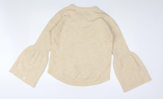 Womens UK Size S Micha Lounge Beige Pullover Jumper