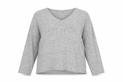 Womens UK Size L H&M Grey Basic Blouse