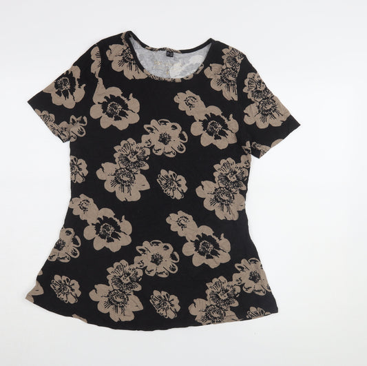 Womens UK Size S bpc selection Black Tunic T-Shirt