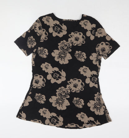 Womens UK Size S bpc selection Black Tunic T-Shirt