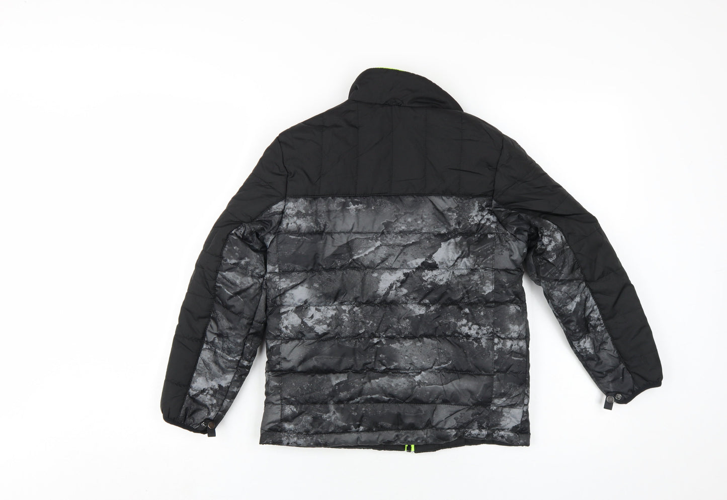 Gerry Boys Black Puffer Jacket S Hooded Winter Coat