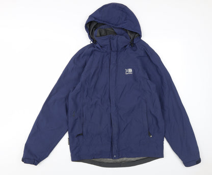 Mens UK Size S Karrimor Blue Rain Coat