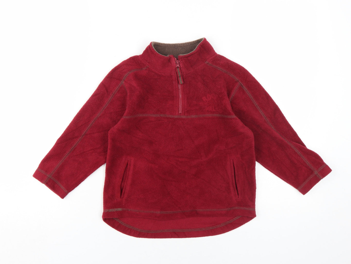 Rebel Active Boys Red 3-4 Years Fleece Sweatshirt