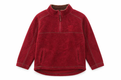 Front view of Rebel Active boys’ red 3-4 years fleece sweatshirt