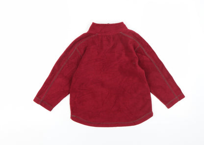 Rebel Active Boys Red 3-4 Years Fleece Sweatshirt