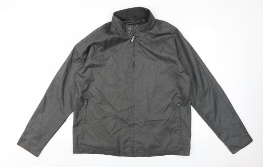 ACW85 Men's Grey Windbreaker Jacket XL Casual