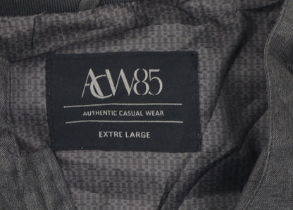 ACW85 Men's Grey Windbreaker Jacket XL Casual